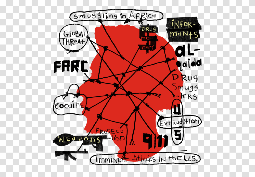 The Narco Terror Trap - Propublica Cartoons On Drug Trafficking In Africa, Plot, Diagram, Text, Canopy Transparent Png