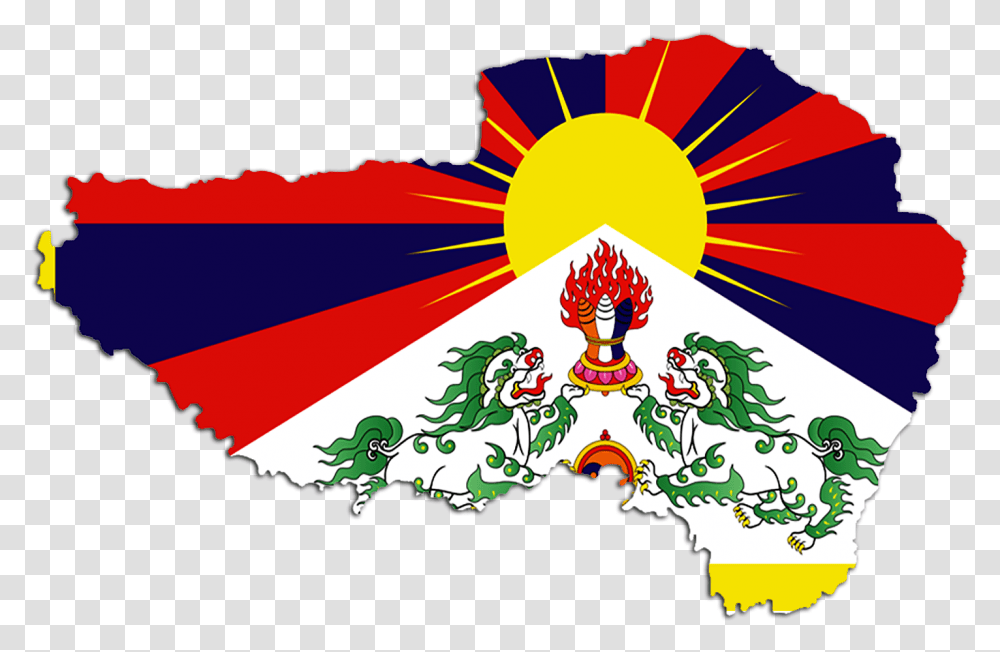 The National Flag Of Tibet 10 March Tibetan Uprising Day, Floral Design, Pattern Transparent Png