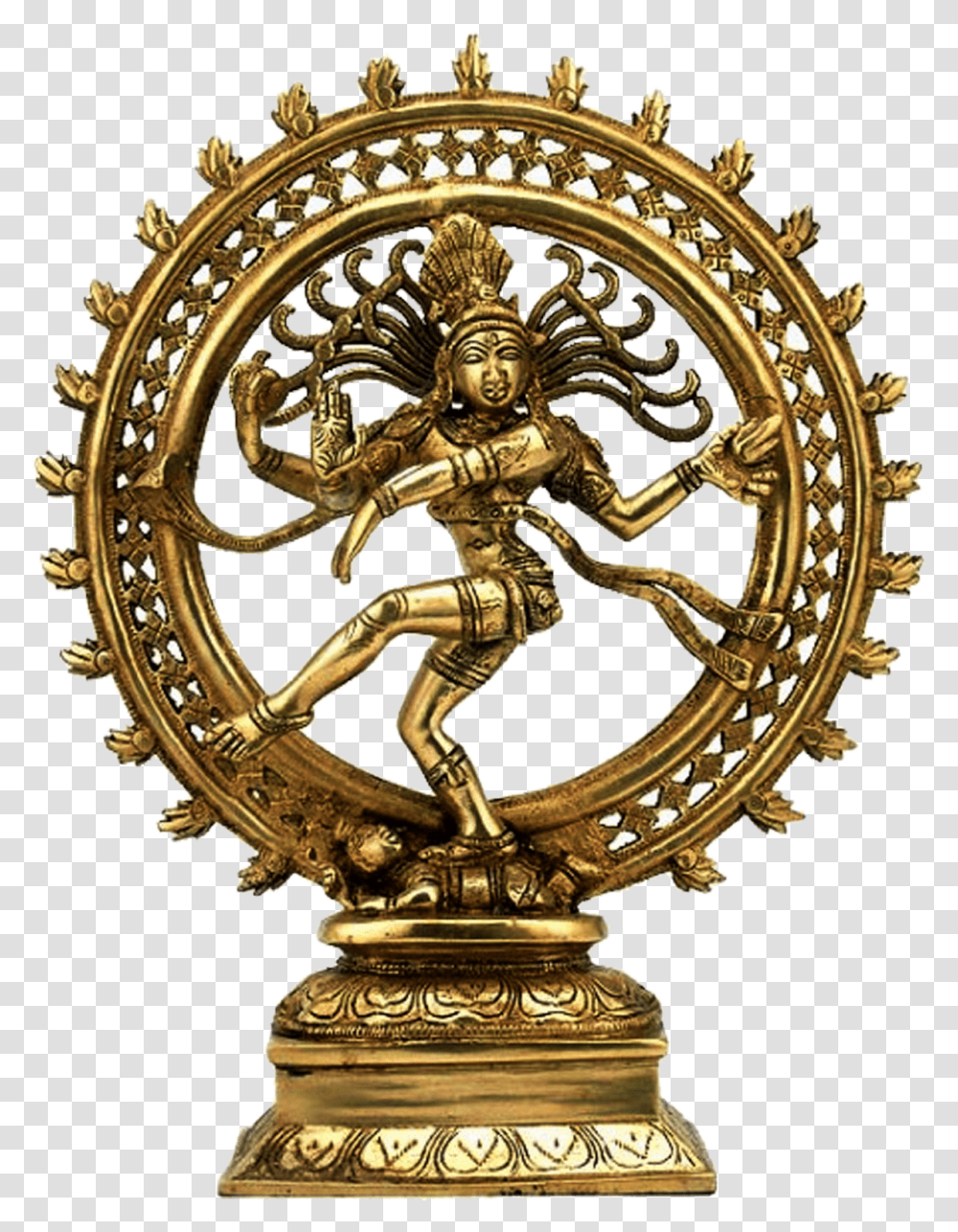 The Natraj Nataraja God, Trophy, Gold, Bronze Transparent Png