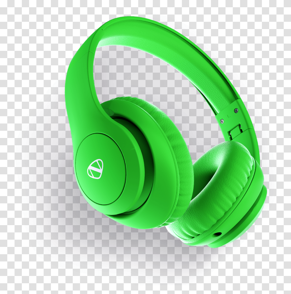 The Neon Collection Ncredible Audio Ncredible Headphones Green, Electronics, Headset, Helmet, Clothing Transparent Png