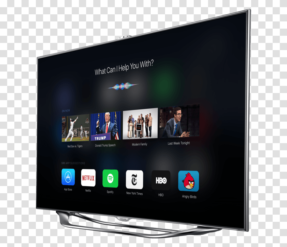 The New Apple Tv Running Ios 9 Looks Gorgeous Apple Tv Actual Tv, Monitor, Screen, Electronics, Display Transparent Png