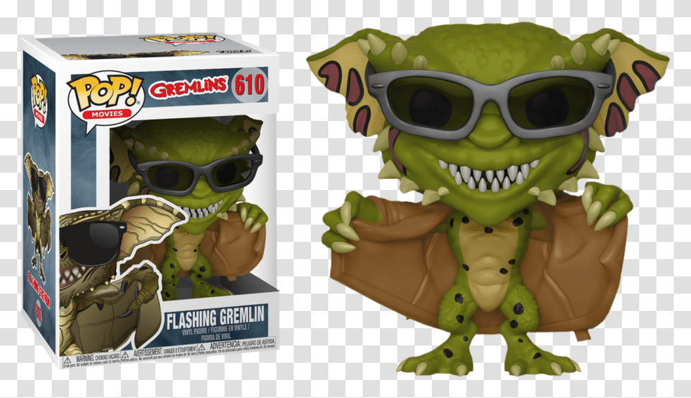The New Batch Funko Pop Flashing Gremlin, Sunglasses, Accessories, Person, Human Transparent Png