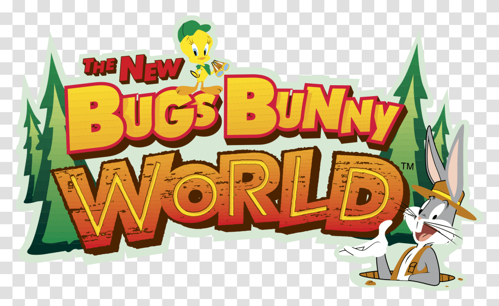 The New Bugs Bunny World Logo Cartoon, Meal, Food, Leisure Activities, Gambling Transparent Png