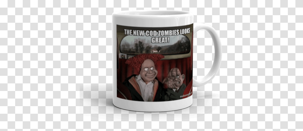 The New Cod Zombies Looks Great Make A Meme Magic Mug, Coffee Cup, Person, Human, Espresso Transparent Png