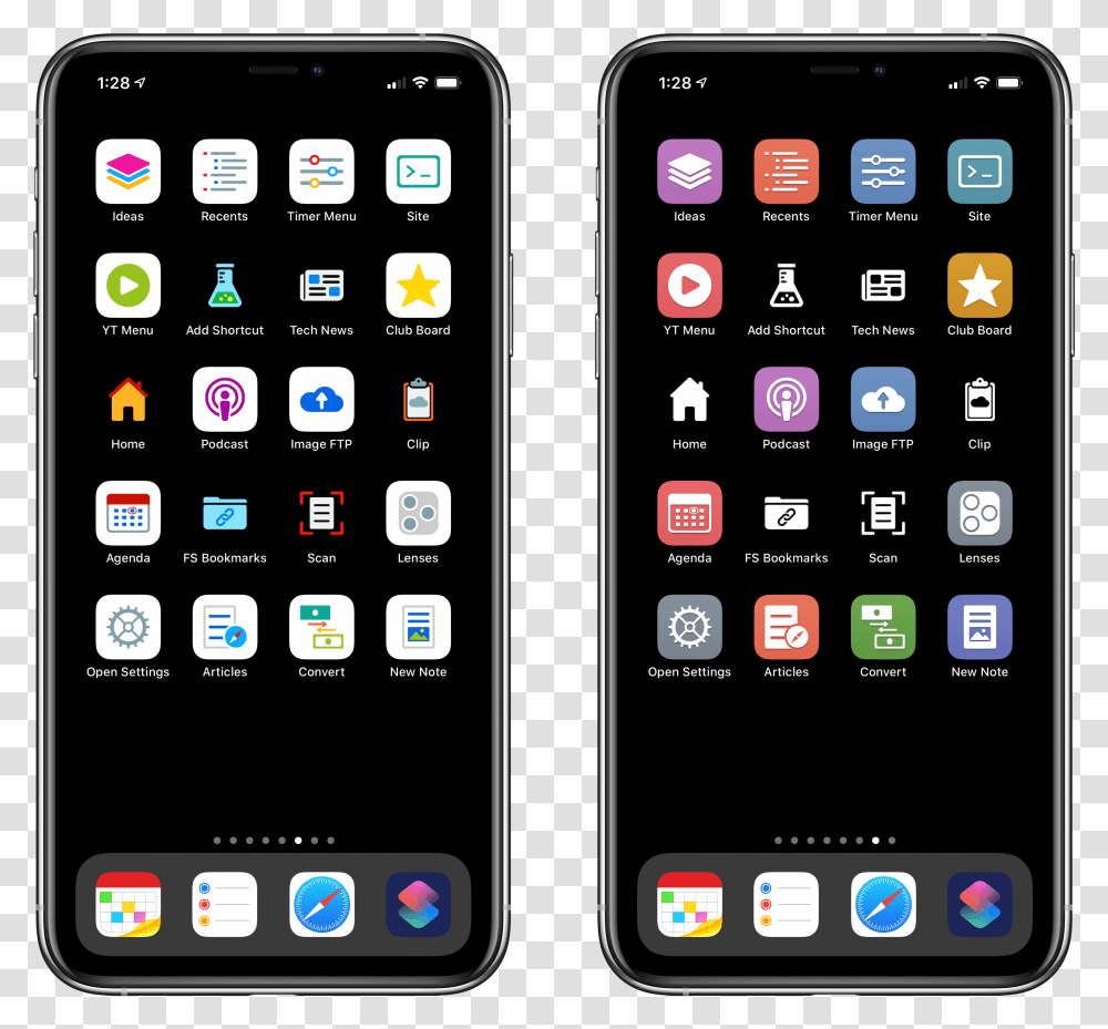 The New Color Set Features Stunning Multi Color Glyphs Turn On Hotspot In Iphone Xs Max, Mobile Phone, Electronics Transparent Png