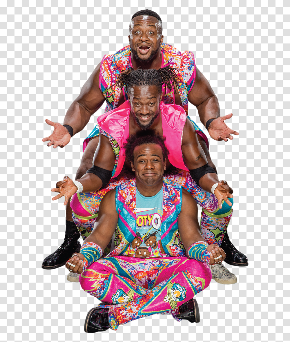 The New Day Wwe Fathead, Acrobatic, Person, Human, Gymnastics Transparent Png