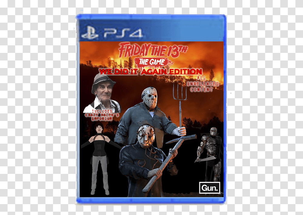 The New Edition Friday 13th Game Xbox One, Person, Poster, Advertisement, Flyer Transparent Png