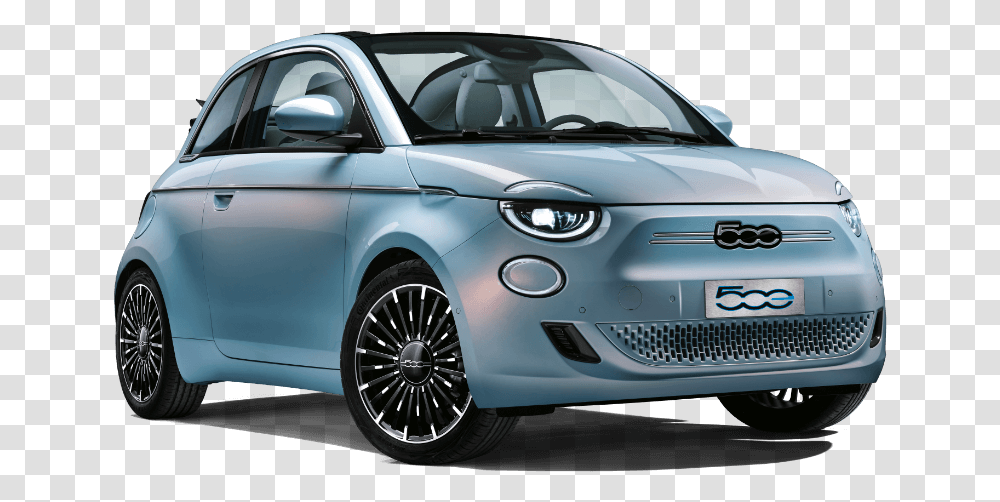 The New Fiat 500 La Prima Electric Car Fiat Fiat 500, Vehicle, Transportation, Automobile, Tire Transparent Png