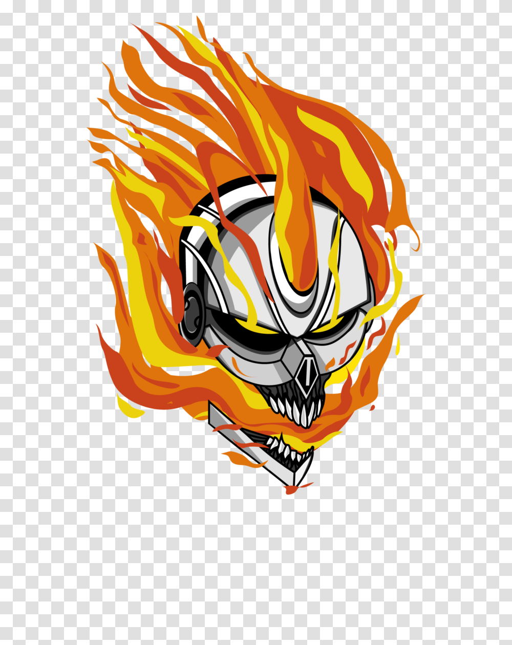 The New Ghost Rider, Fire, Flame, Bonfire Transparent Png