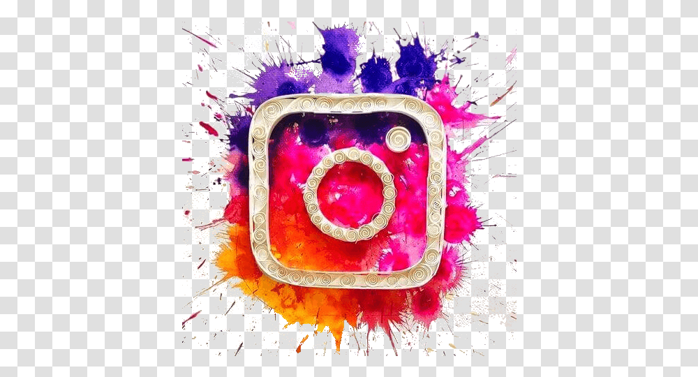 The New Instagram Logo 2021 Background Instagram Logo, Graphics, Art, Floral Design, Pattern Transparent Png