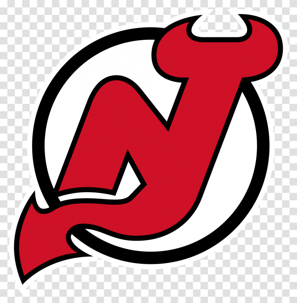 The New Jersey Devils Nhl Logo, Alphabet, Number Transparent Png