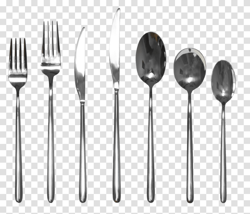 The New Linear Cutlery Range Spoon, Fork Transparent Png
