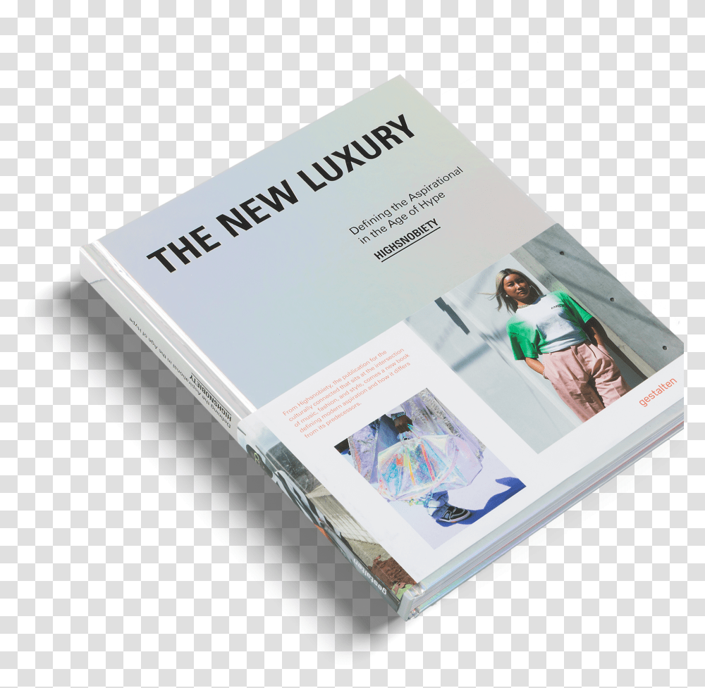 The New Luxury Highsnobiety The New Luxury Book, Person, Human, Advertisement, Poster Transparent Png