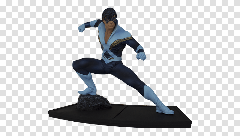 The New Teen Titans Nightwing Statue Exclusive Fictional Character, Person, Human, Dance Pose, Leisure Activities Transparent Png