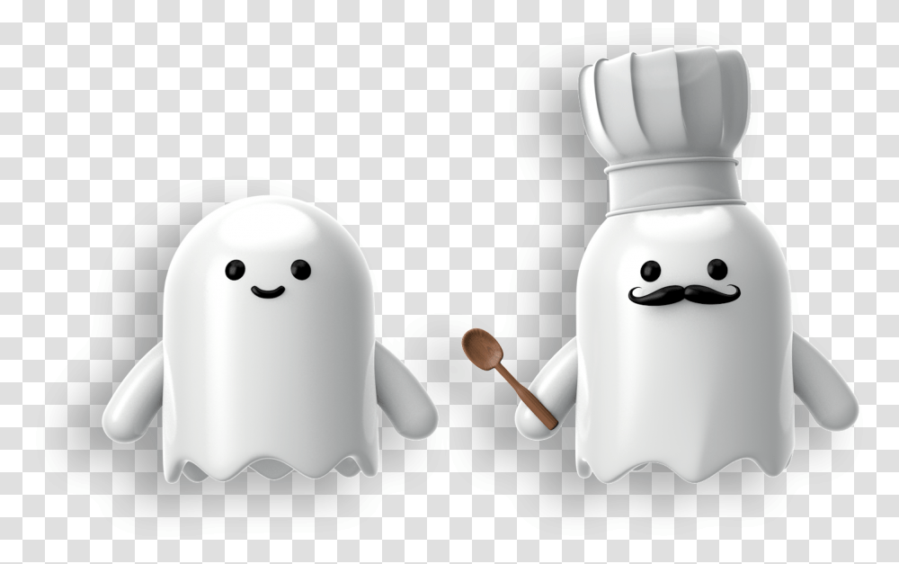 The Newcastle Snapchat Ghost Characters Side By Side, Snowman, Nature, Cutlery, Robot Transparent Png