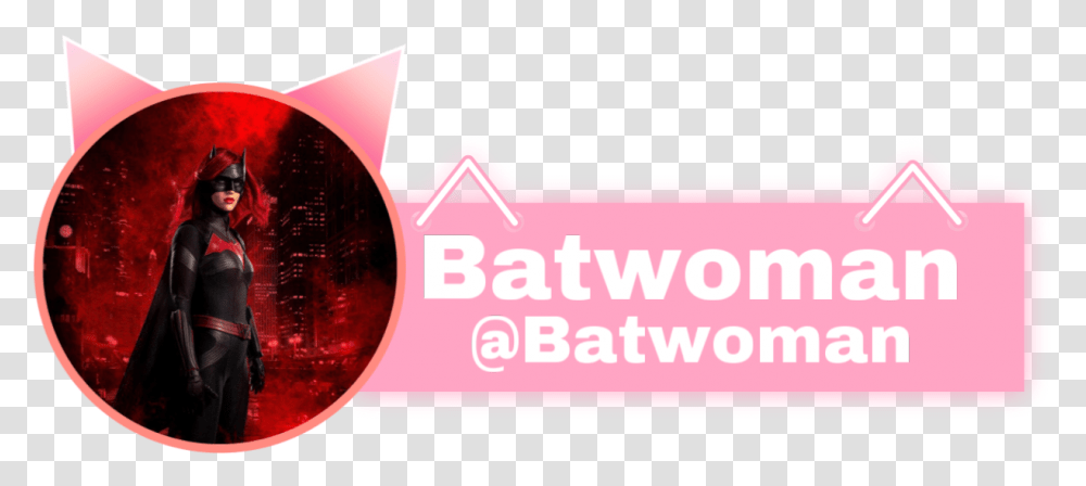 The Newest Batwoman Horizontal, Person, Text, Outdoors, Graphics Transparent Png