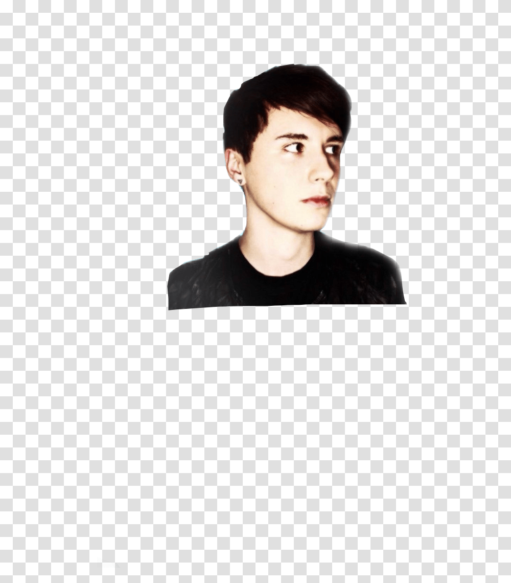 The Newest Danisnotonfire Punk Stickers, Person, Face, Headphones, Sunglasses Transparent Png