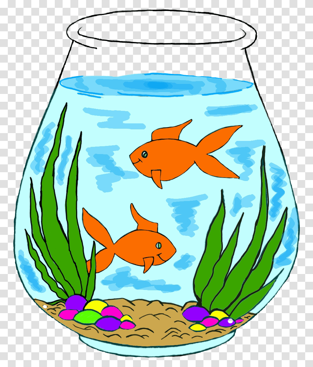 The Newest Fishbowl Stickers, Goldfish, Animal, Water Transparent Png