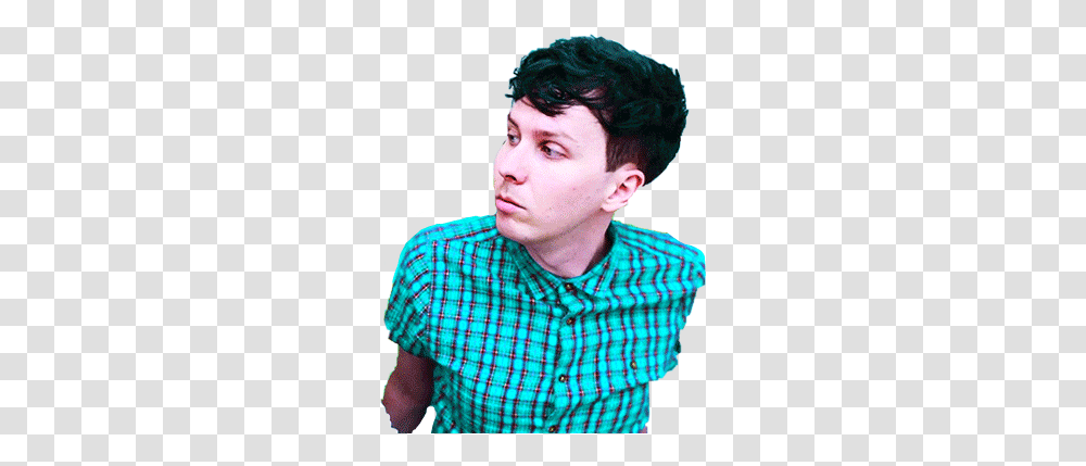 The Newest Phil Lester Stickers, Person, Face, Shirt Transparent Png