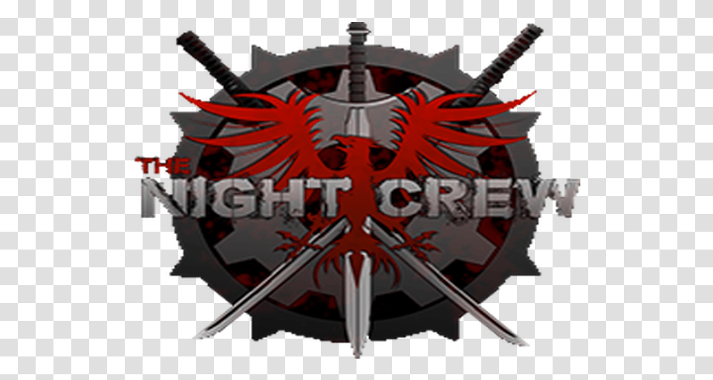 The Night Crew Logo Shield, Machine, Symbol, Gear, Arrow Transparent Png