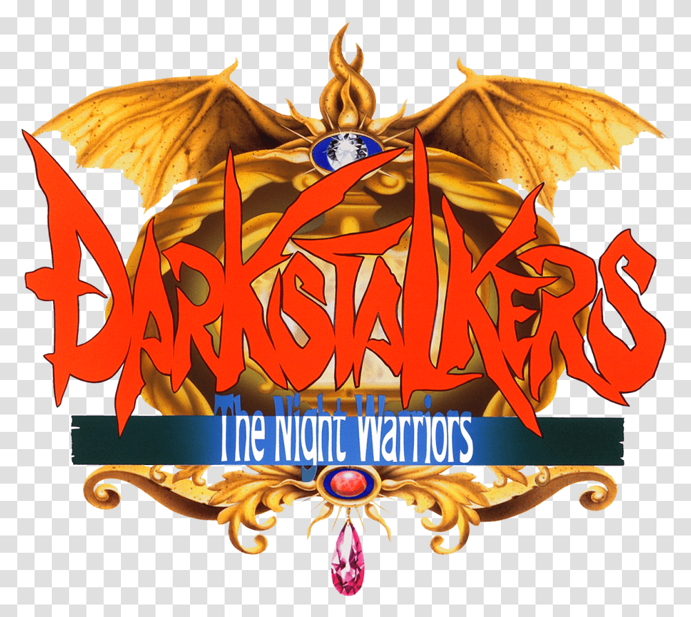 The Night Warriors Darkstalkers Remake, Symbol, Logo, Text, Advertisement Transparent Png