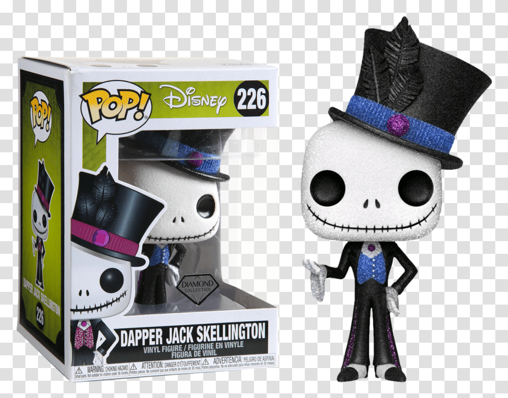 The Nightmare Before Christmas Funko Pop Dapper Jack Skellington, Plush, Toy, Label Transparent Png