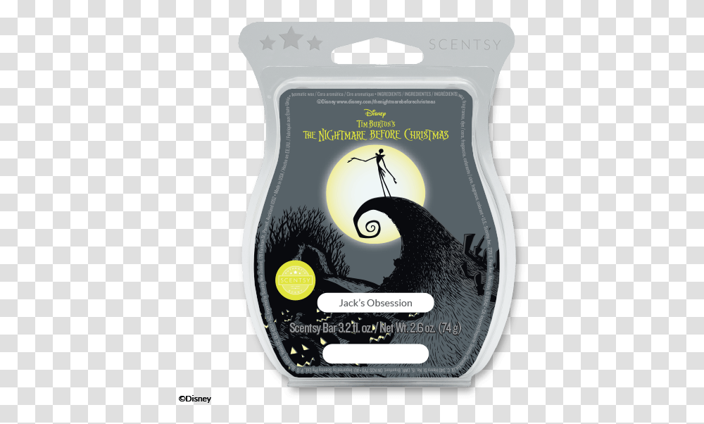 The Nightmare Before Christmas Jack's Obsession Nightmare Before Christmas Scentsy Bar, Mammal, Animal, Text, Label Transparent Png