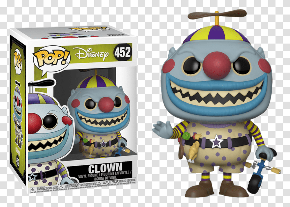 The Nightmare Before Christmas Nightmare Before Christmas Clown Pop, Toy, Label, Transportation Transparent Png