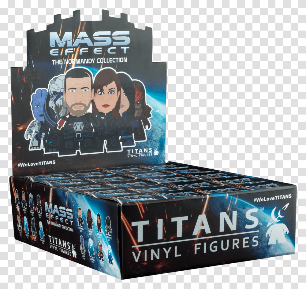The Normandy Collection Mini Vinyl Figure Blind Box Mass Effect, Book, Person, Paper Transparent Png