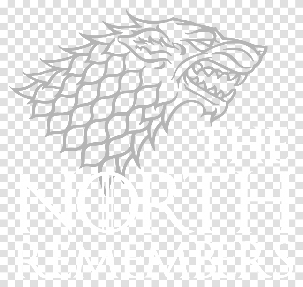 The North Remembers Projects Photos Videos Logos House Stark, Text, Statue, Sculpture, Art Transparent Png