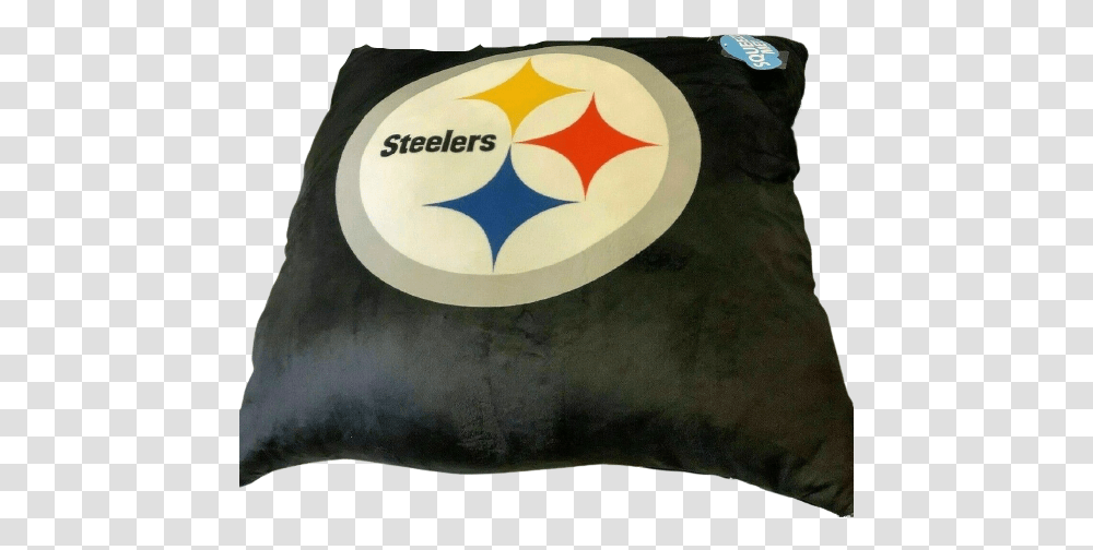 The Northwest Company Licensed Nfl Team Cloud Pillow 24 X Steelers, Cushion, Word, Label, Text Transparent Png