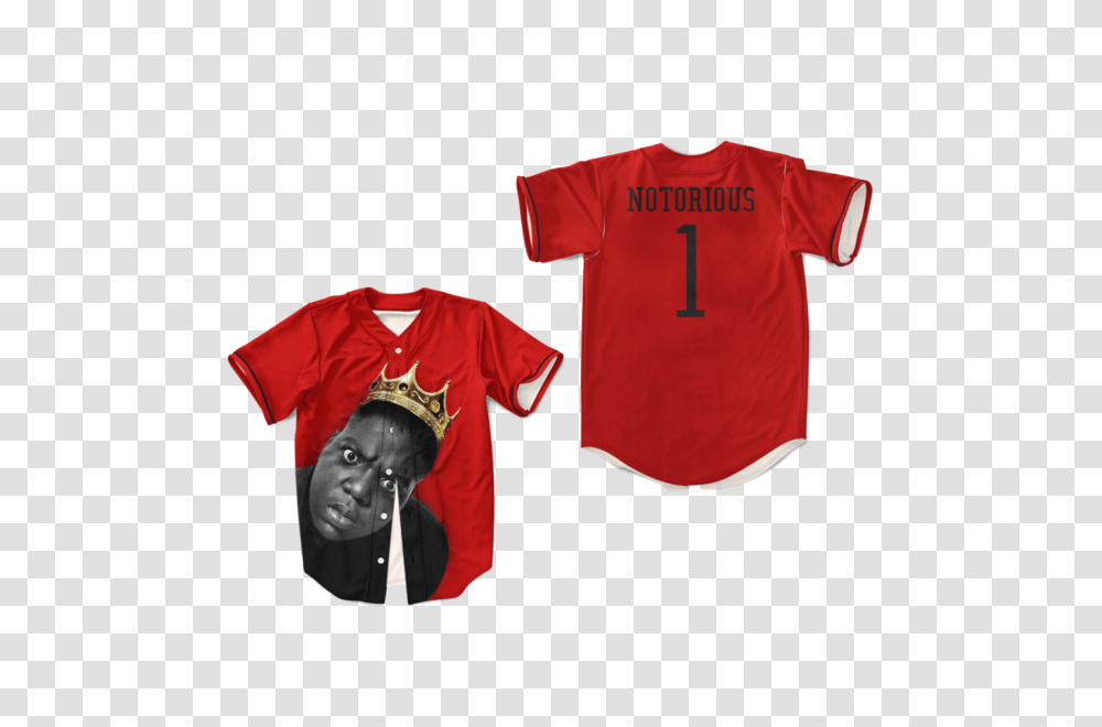 The Notorious B I G Biggie Smalls Baseball Jersey Dye Shirt Prints Cr, Apparel, T-Shirt, Person Transparent Png