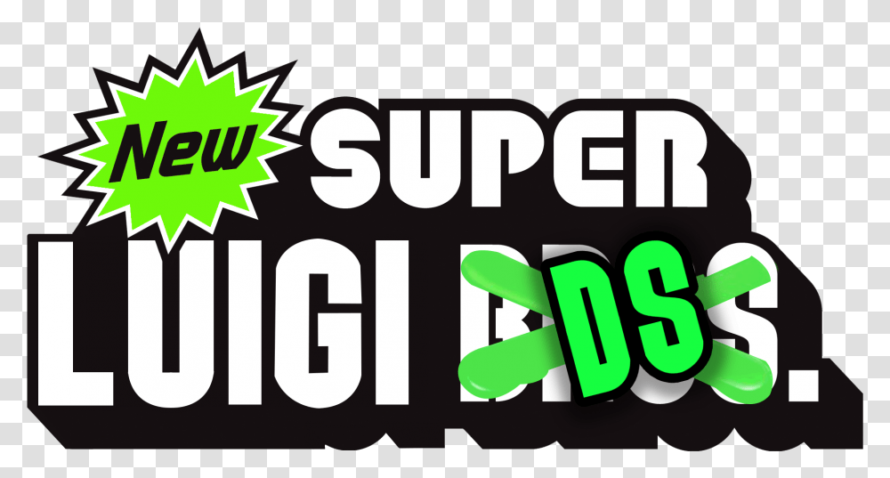 The Nsmb Hacking Domain New Super Luigi For Ds New Super Mario Bros, Text, Symbol, Label, Logo Transparent Png