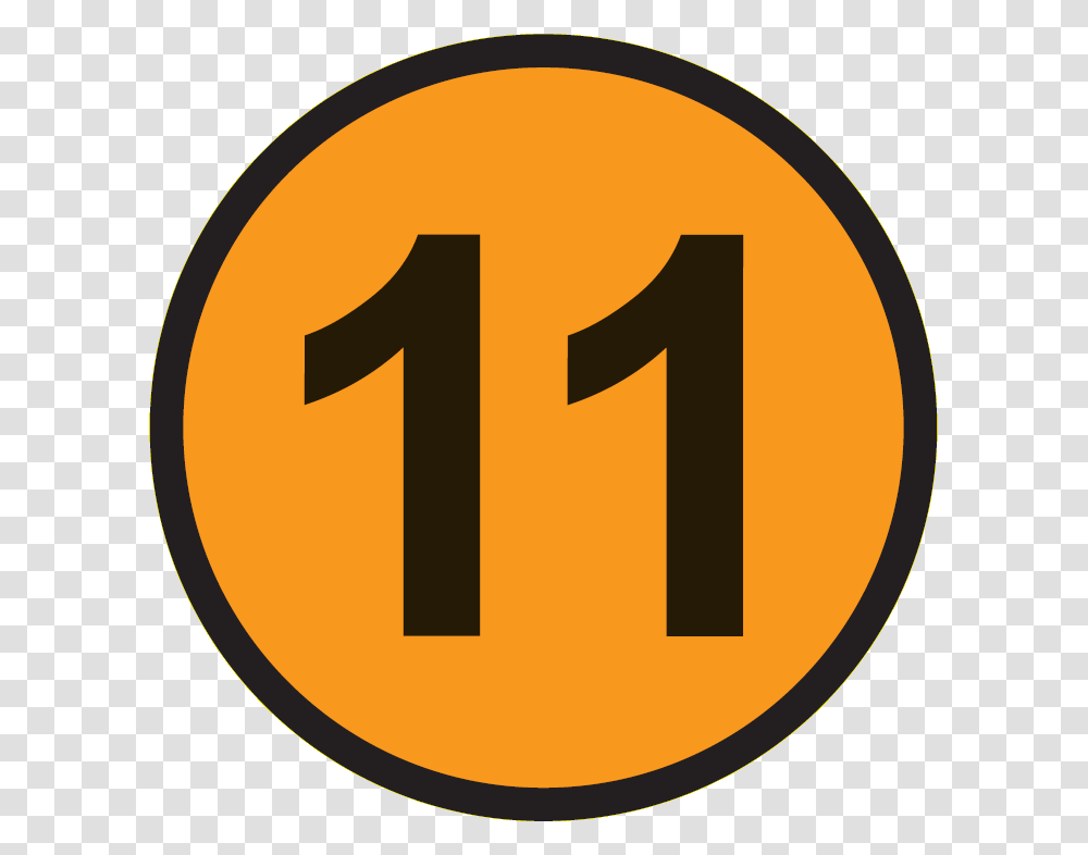 The Number 11 Number 11 In Circle Transparent Png