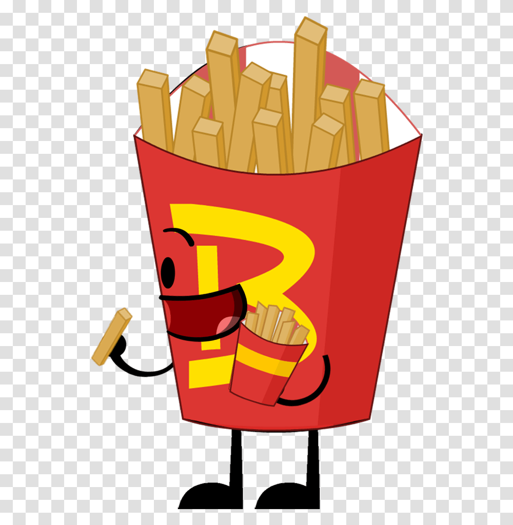 The Object Shows Community Wiki Bfdi Fries Body, Food Transparent Png
