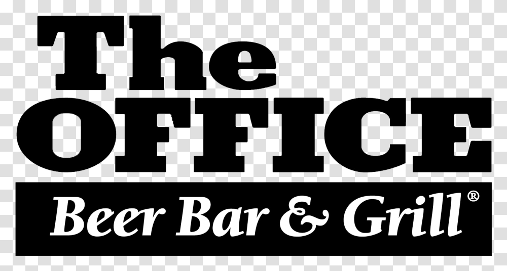The Office Beer Bar Amp Grill Logo Human Action, Number, Alphabet Transparent Png