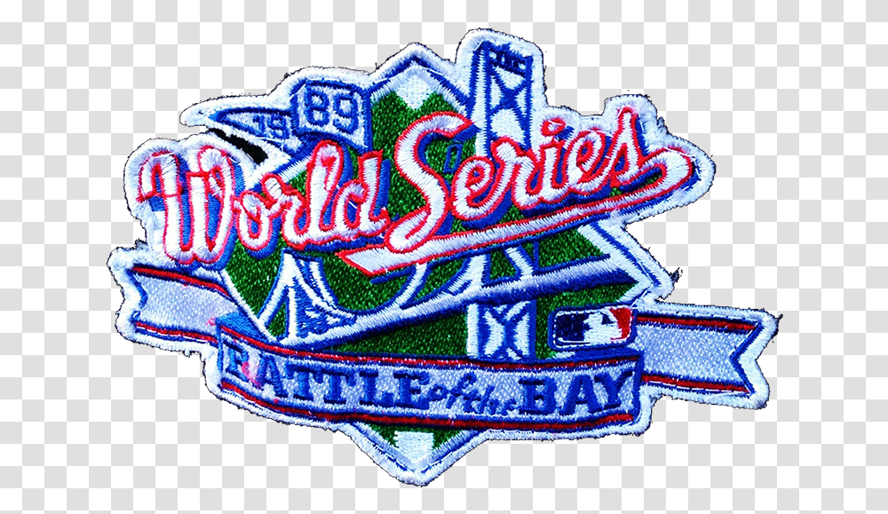 The Official Logo For The 1989 World Series Between World Series, Graffiti, Wall Transparent Png