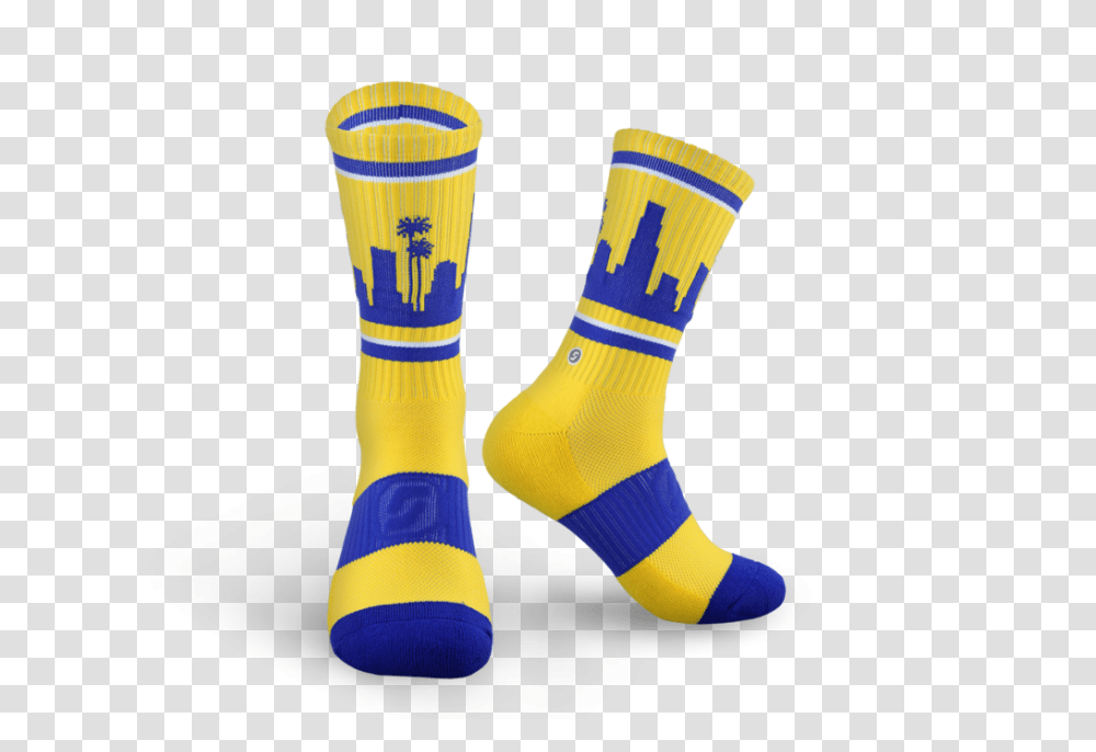 The Official Los Angeles Skyline Socks For Rams Fans, Apparel, Shoe, Footwear Transparent Png