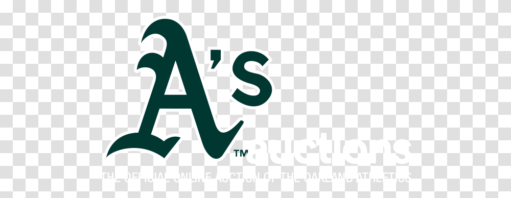 The Official Online Auction Site Of Oakland Athletics Baseball Fonts Oakland Athletics, Text, Symbol, Alphabet, Logo Transparent Png