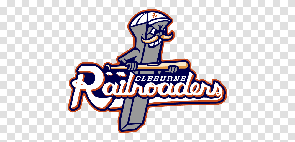 The Official Site Of Cleburne Railroaders Home Logo Cleburne Railroaders, Symbol, Text, Outdoors, Clothing Transparent Png