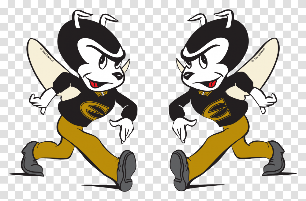The Official University Mascot Is Corky The Hornet, Label, Person, Human Transparent Png