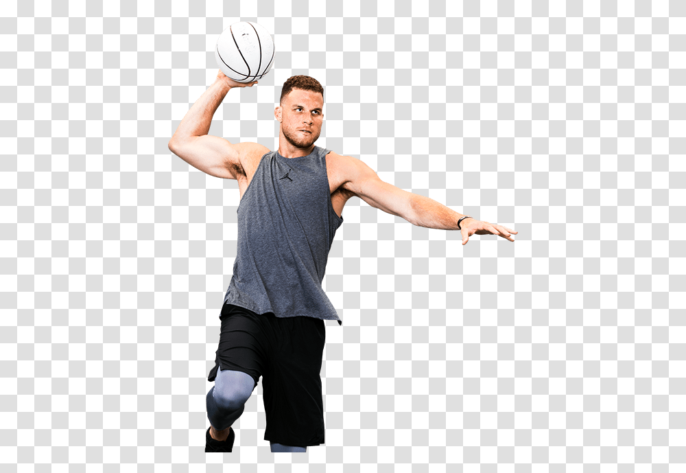 The Official Website Of Blake Griffin Basketball Moves, Person, People, Soccer Ball, Football Transparent Png