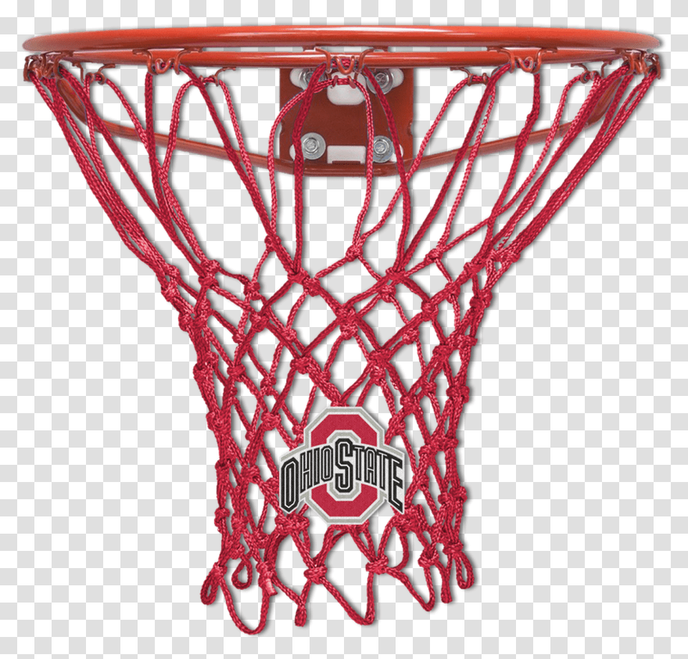 The Ohio State University Basketball Net Basketball Rim With Background, Hoop Transparent Png