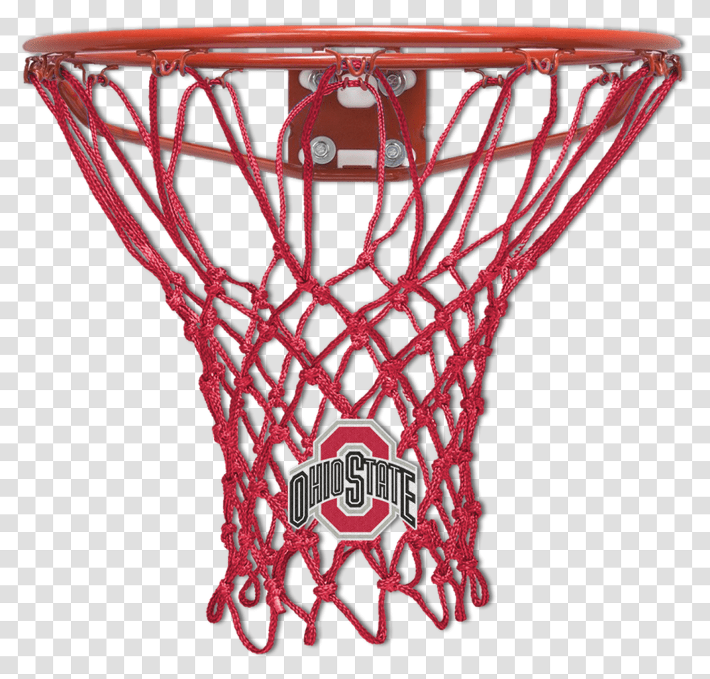 The Ohio State University Red Basketball Net Krazy Netz Heavy Duty Colored Basketball, Hoop, Rug, Sport, Sports Transparent Png