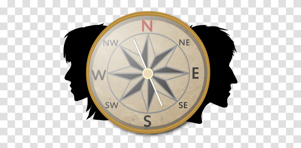 The Old Compass Logo Emblem, Clock Tower, Architecture, Building, Compass Math Transparent Png