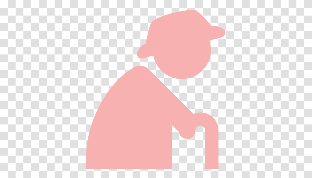 The Old Man Dark Old Man Pension Icon With And Vector Format, Alphabet, Face, Crowd Transparent Png