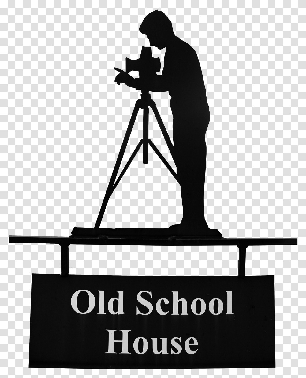 The Old School House Silhouette, Tripod, Photography, Photographer Transparent Png