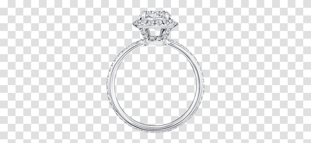 The One Cushion Cut Diamond Micropav Engagement Ring One Harry Winston, Accessories, Accessory, Jewelry, Silver Transparent Png
