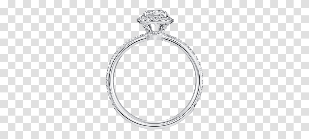 The One Round Brilliant Diamond Micropav Engagement Engagement Ring, Accessories, Accessory, Jewelry, Silver Transparent Png