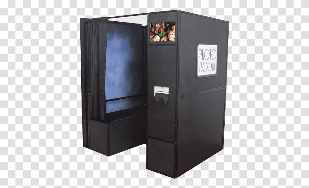 The Only Photo Booth That Is Actually A Booth In Lafayette Inventive Photo Booth, Kiosk, Refrigerator, Appliance, Safe Transparent Png